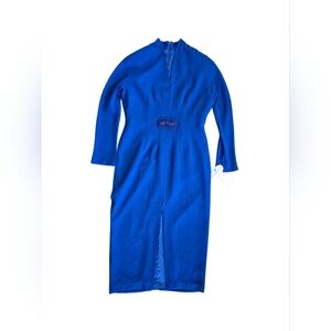 Vtg NWT Joseph Ribkoff Long Sleeve Dress Made Canada Mother Bride Wedding 14